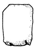 Representación simbólica de la runa blanca o vacía denominada Wyrd
