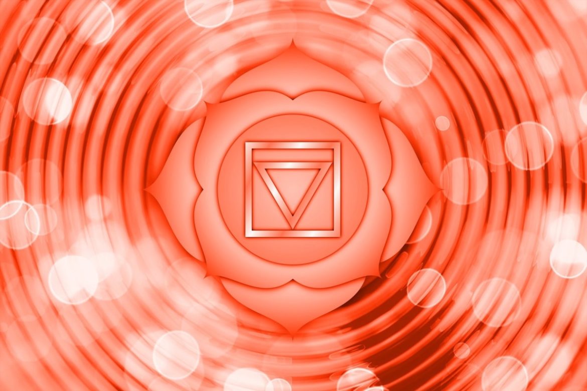 Representación del primer chakra básico conocido con el término Muladara