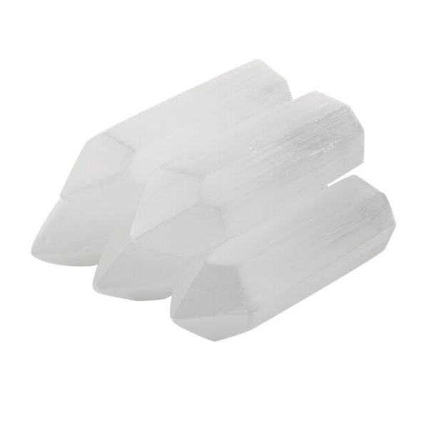Cristal de selenita para la claridad mental y la protección de ambientes
