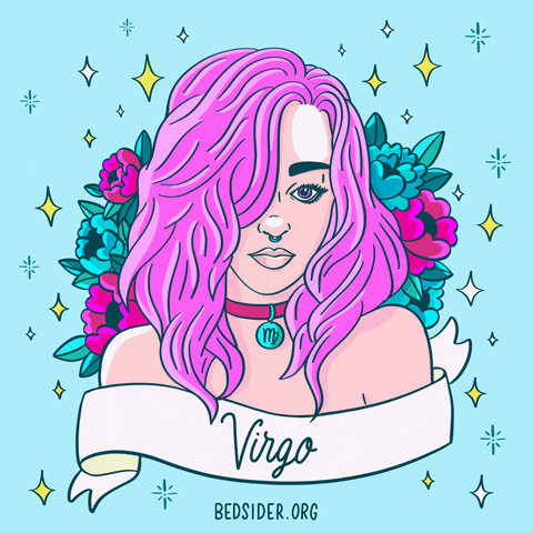 Representación astrológica de la posición del Sol en Virgo