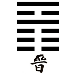 Hexagrama treinta y cinco del I Ching representativo del concepto de progreso