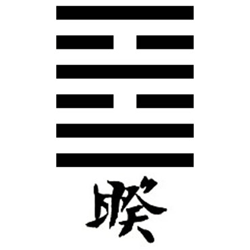 Hexagrama treinta y ocho del I Ching que ilustra la oposición