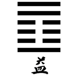 Hexagrama cuarenta y dos del I Ching que simboliza el aumento