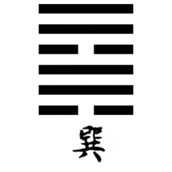 Hexagrama cincuenta y siete del I Ching referente a la docilidad