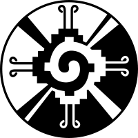 Símbolo sagrado de Hunab Ku perteneciente a la cosmología y espiritualidad maya