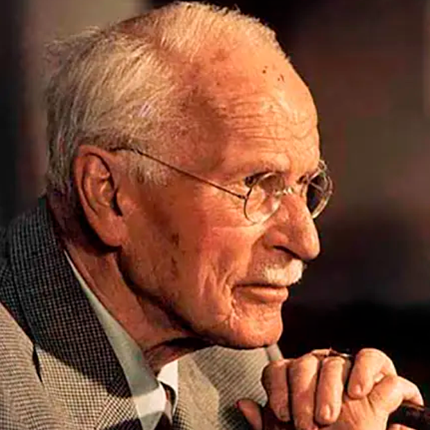 Retrato del psiquiatra suizo Carl Jung, figura destacada de la psicología analítica