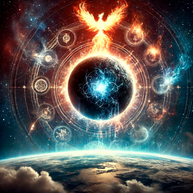 Simbolismo astrológico del planeta Plutón sobre la transformación y el renacimiento