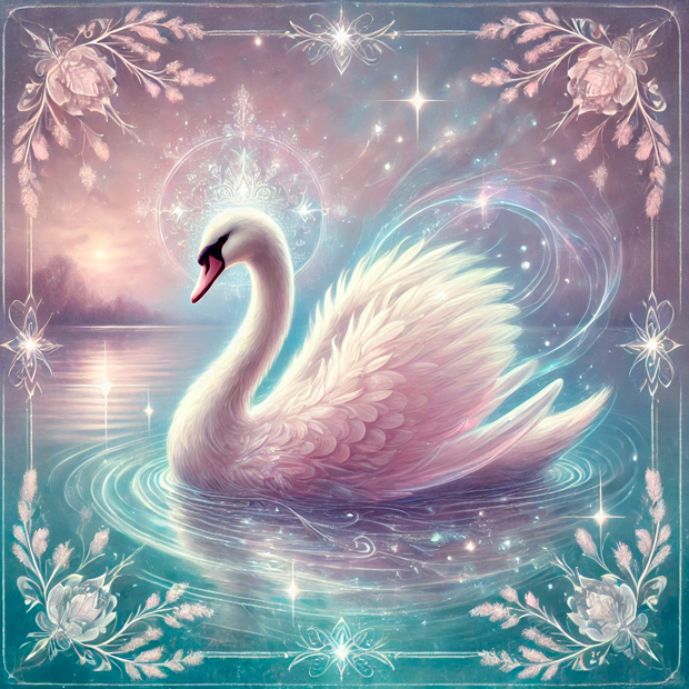 Símbolo del cisne como representación de pureza y gracia