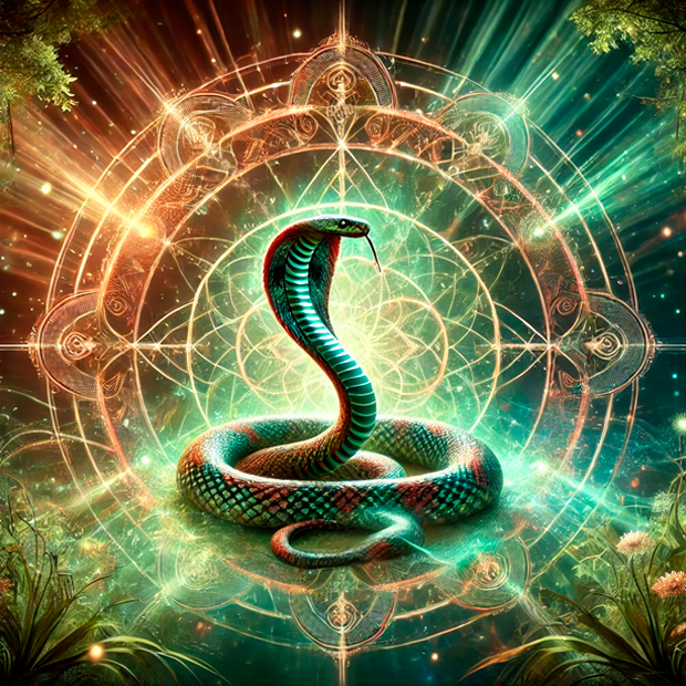 Símbolo de la serpiente asociado a la transformación y la renovación