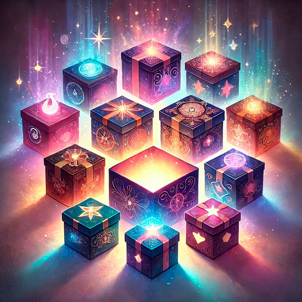 Dinámica de arteterapia de cajas de sorpresas para explorar emociones y creatividad