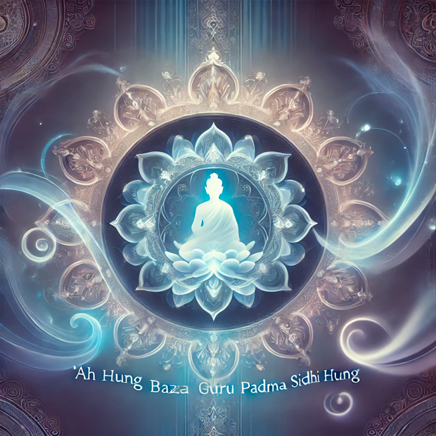 Mantra budista tibetano Om Ah Hung Baza Guru Padma Sidhi Hung