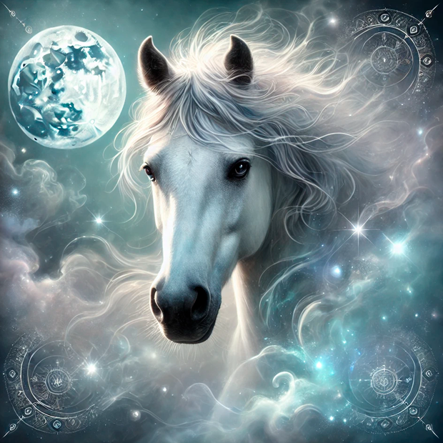 Símbolo del caballo como representación de libertad y energía