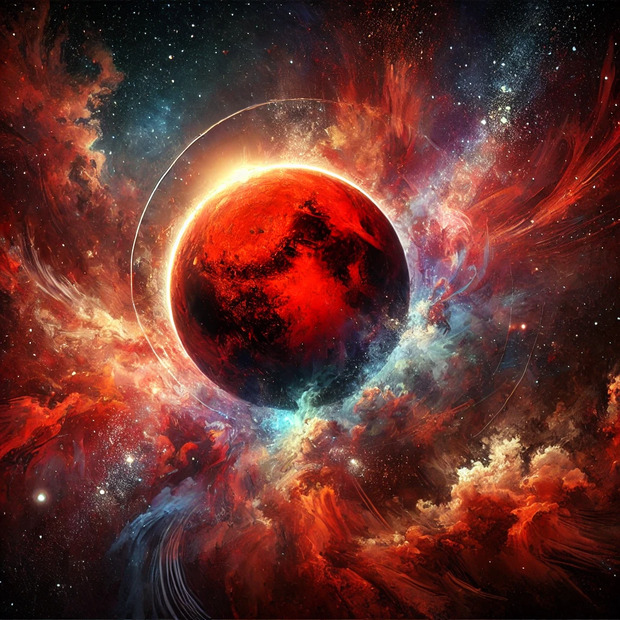 Simbolismo astrológico del planeta Marte como fuerza del deseo y coraje