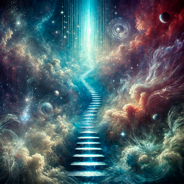 Visualización guiada de escaleras hacia lo profundo para combatir el insomnio