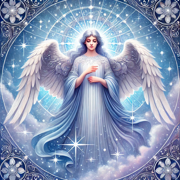 Representación del Arcángel Haniel en la esfera Hod de la Kabaláh