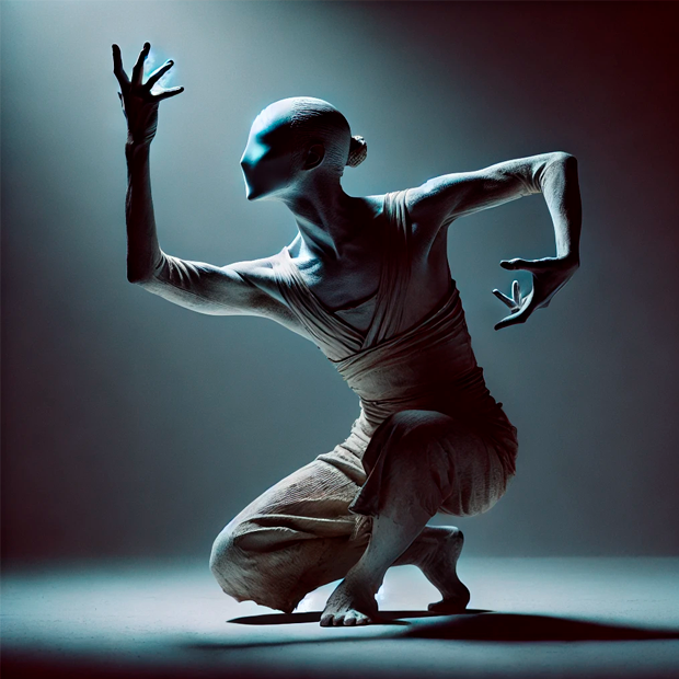 Disciplina artística de Danza Butoh originada en Japón en la posguerra