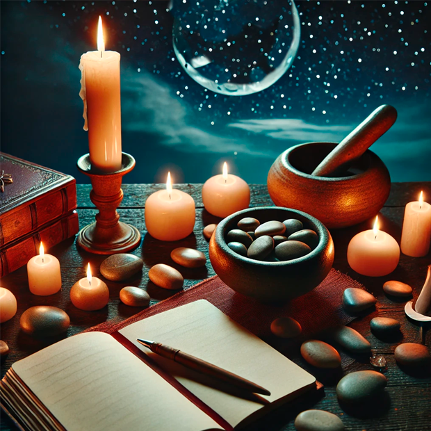 Ritual de luna nueva enfocado en los comienzos y nuevas etapas