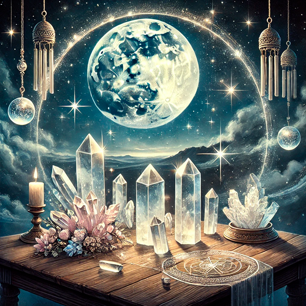 Ritual ceremonial de luna llena según las diferentes fases lunares