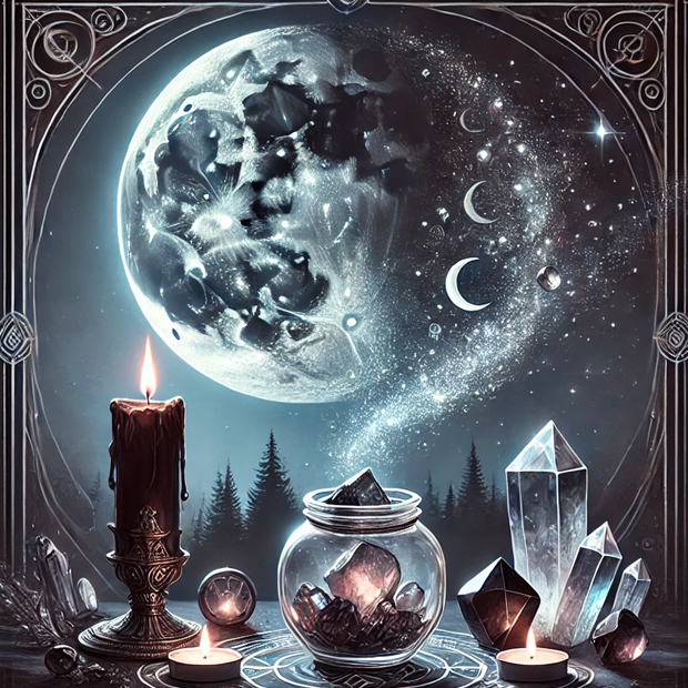 Ritual de luna menguante para liberar y soltar patrones negativos