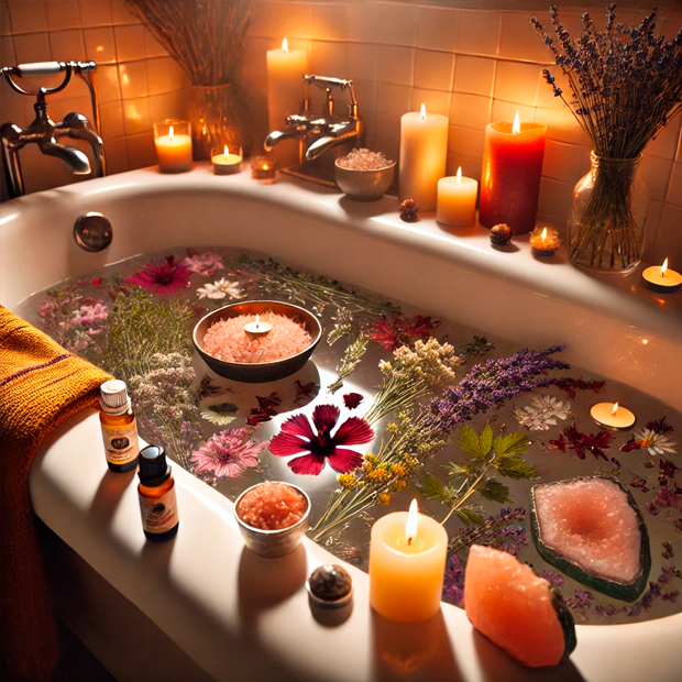 Baño ritual para potenciar la confianza personal y canalizar la ansiedad