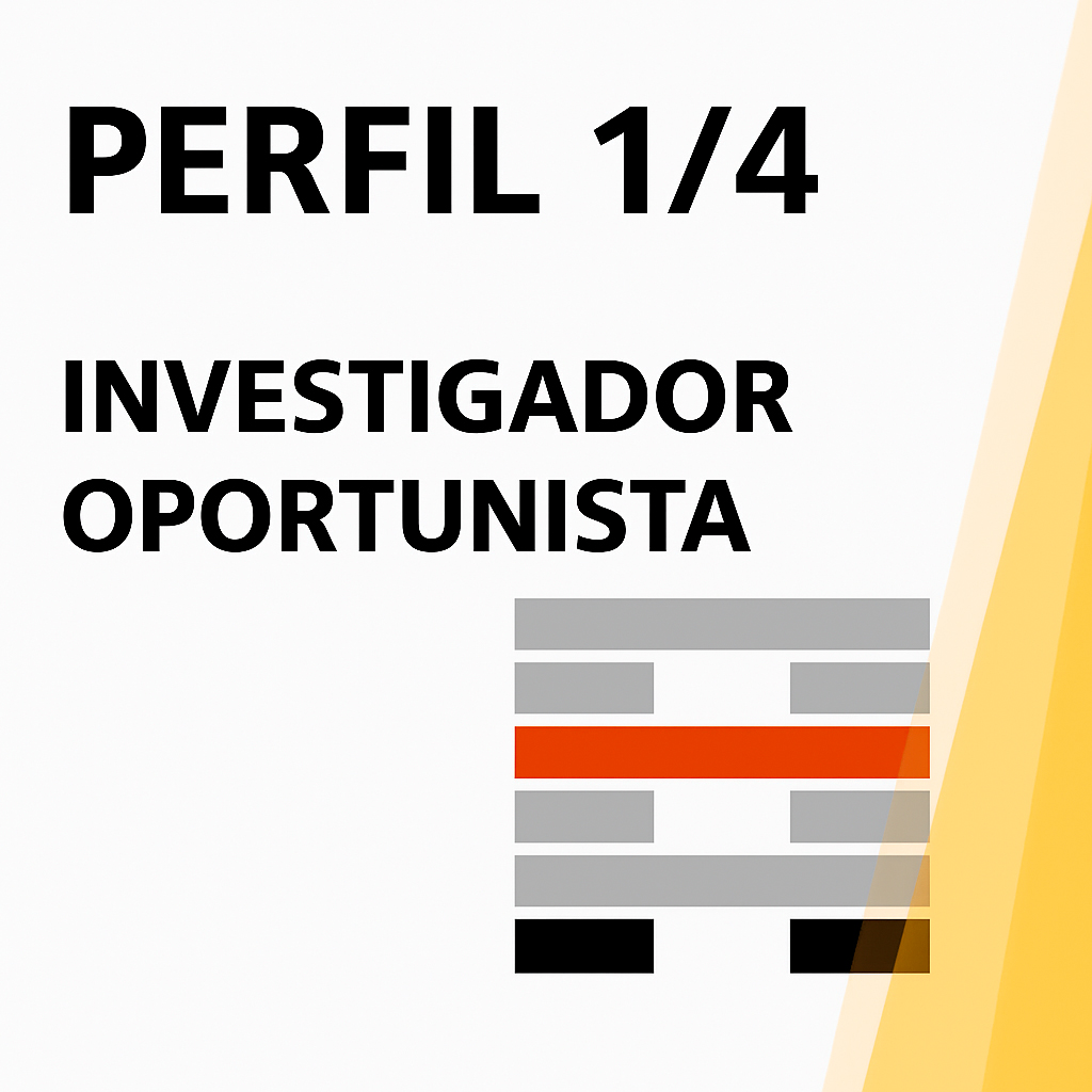 Perfil 1/4 de investigador y oportunista en Diseño Humano