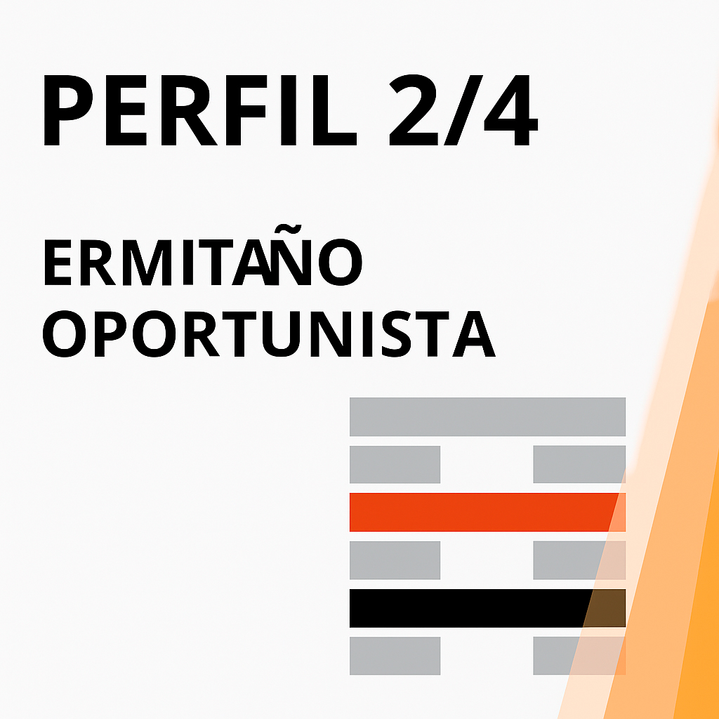 Perfil 2/4 de ermitaño y oportunista en Diseño Humano