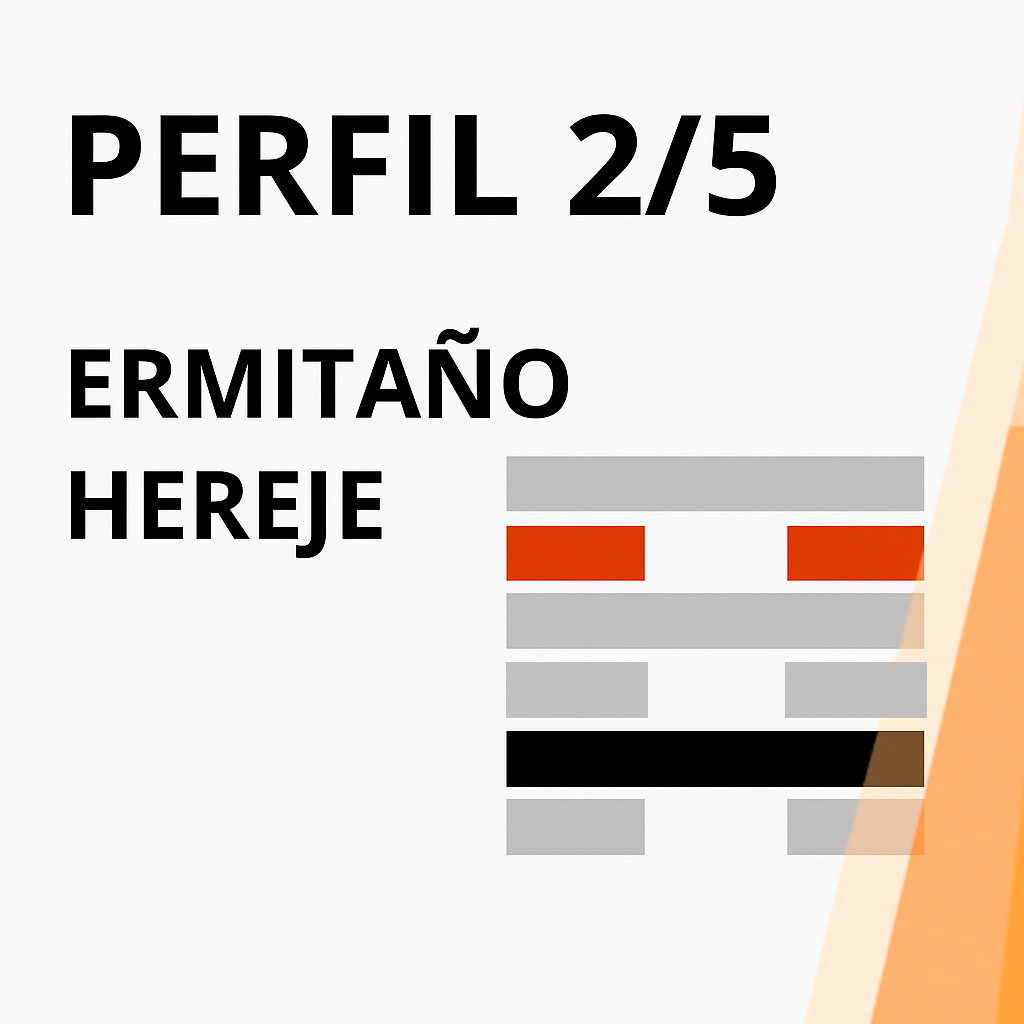 Perfil 2/5 de ermitaño y hereje en Diseño Humano