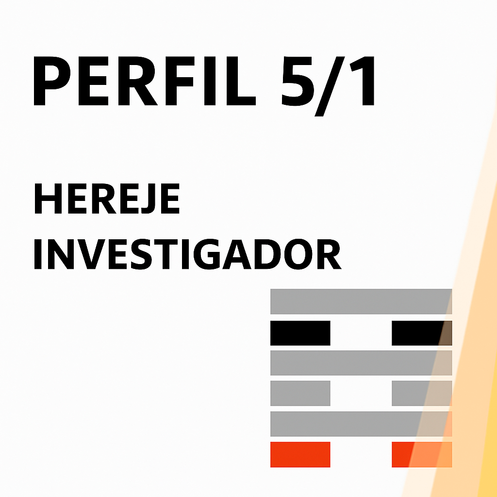 Perfil 5/1 de hereje e investigador en Diseño Humano