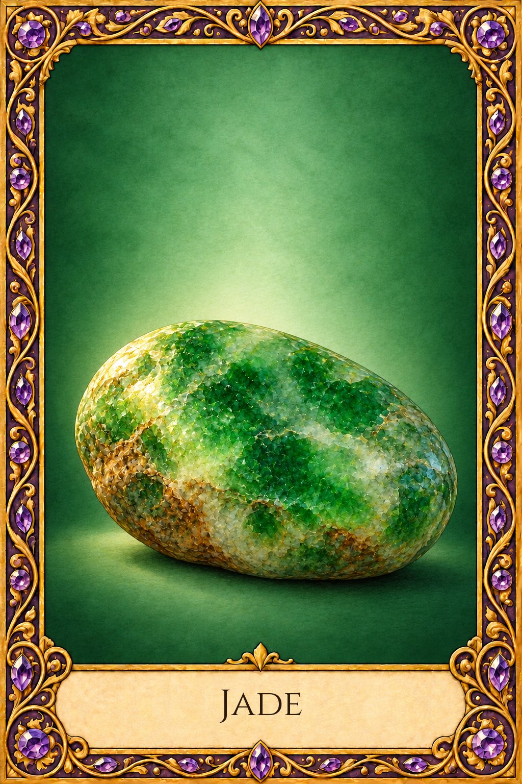 Piedra de jade como símbolo de pureza serenidad y equilibrio emocional