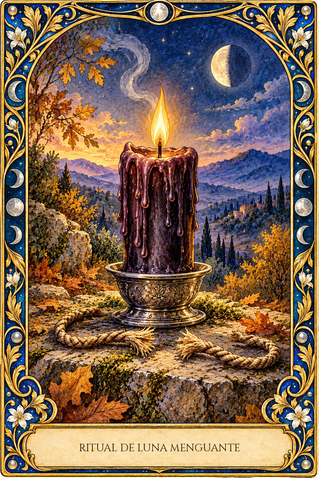 Ritual de luna menguante para liberar y soltar patrones negativos